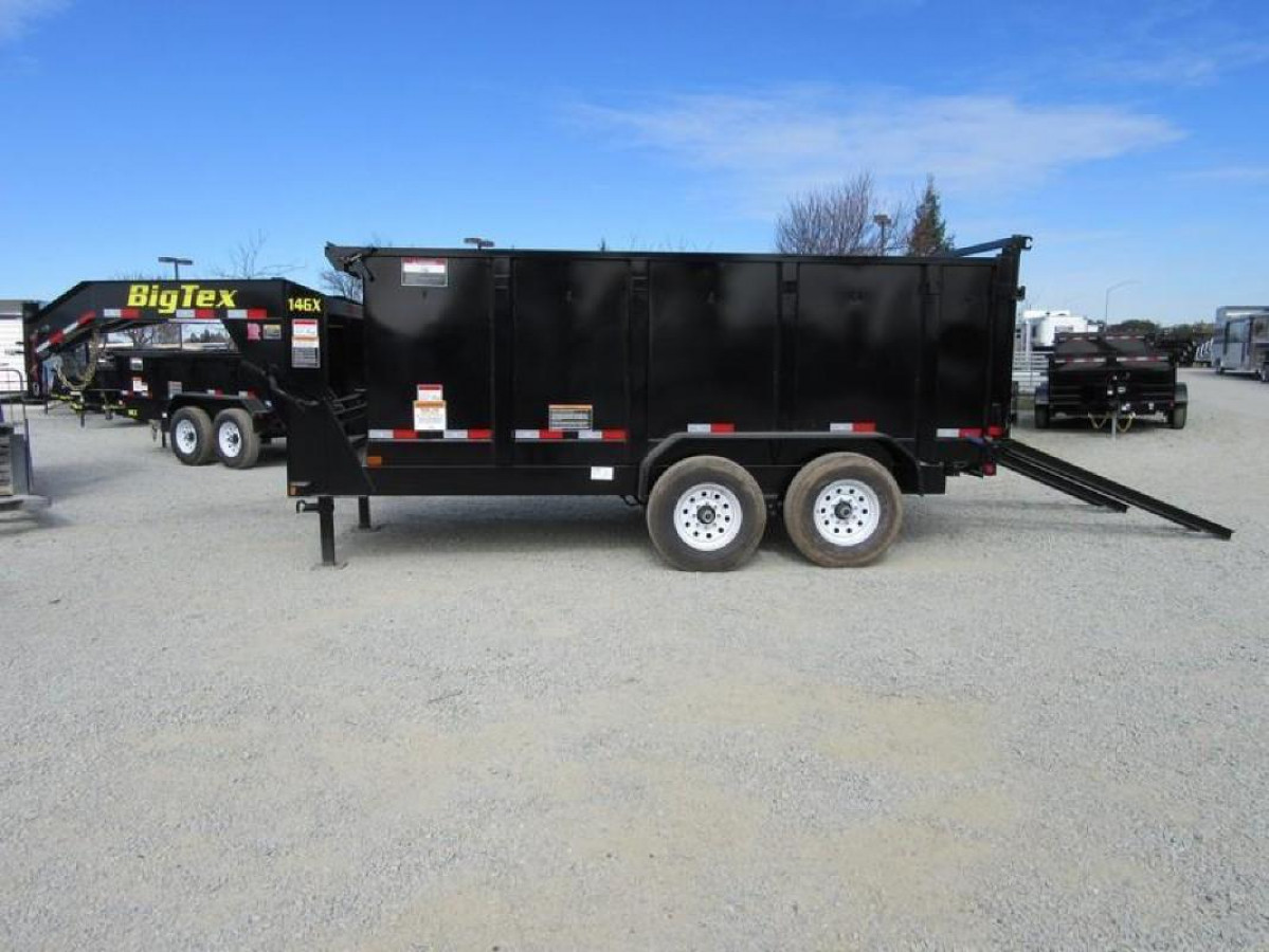 Trailer World Big Tex 14GX Gooseneck Dump Trailer w/ 4' Sides