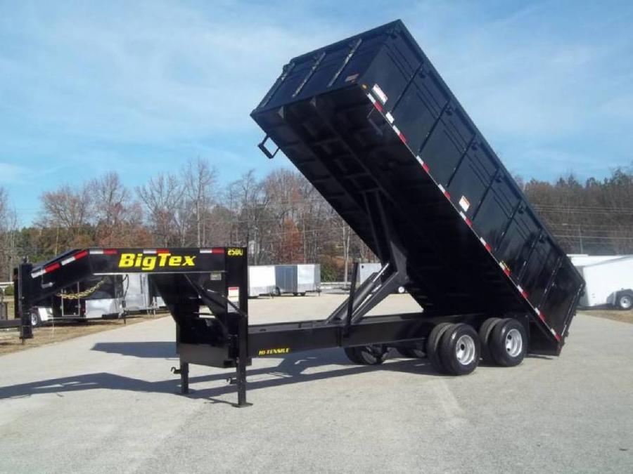 Trailer World Big Tex 10Ton 8x20 Gooseneck Dump w/4ft Sides 18,040.
