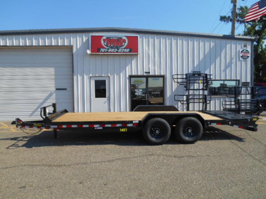 Trailer World: 20' EQUIPMENT TRAILER - 7K TANDEM AXLES - MEGA RAMPS