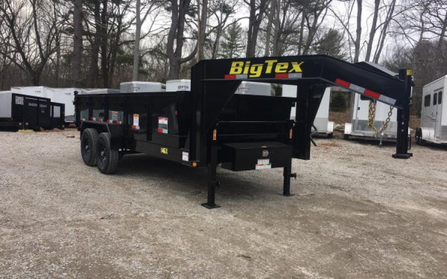 Trailer World Big Tex 14GX , 7x14 & 7x16 Gooseneck Dump, w/7K Axles