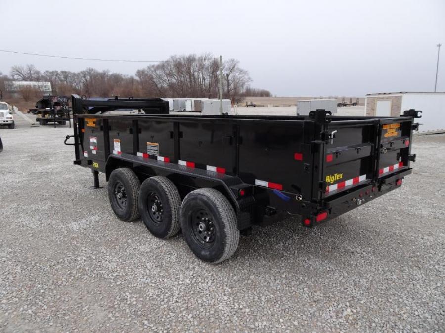 Trailer World Big Tex 21GX Gooseneck Dump Trailer with Triple 7K Axles
