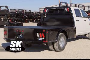 Trailer World: CM SK Steel Skirted Truck Bed w/ LED Lights, B&W