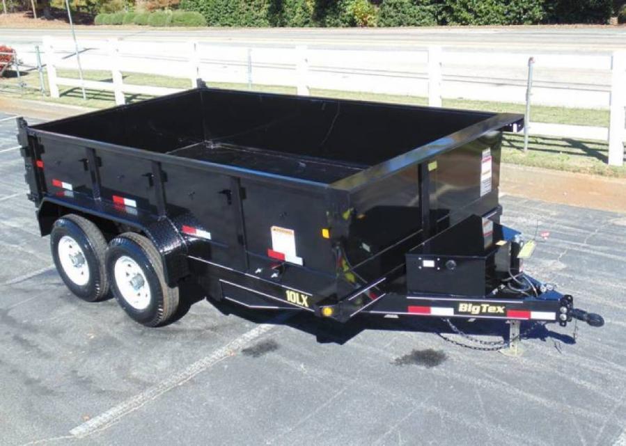 Trailer World 12ft Pro Series Scissor Lift Dump Trailer w/ Ramps, Dump