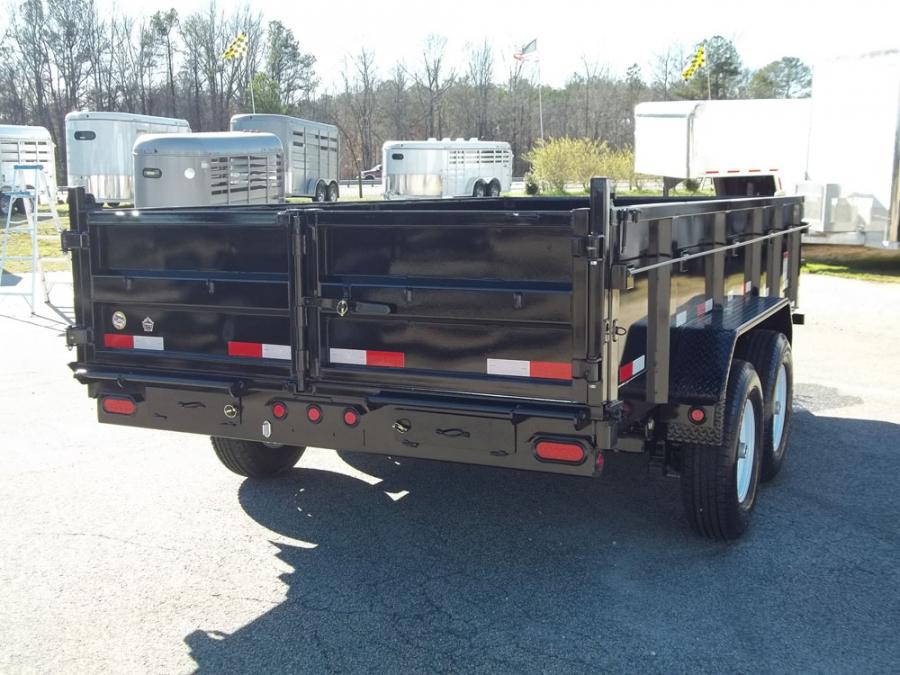 Trailer World NEW! Big Tex 14LX 14' Dump Trailer w/ HYDRAULIC JACK, Rollover Tarp, Combogate