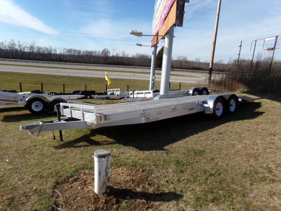 Trailer World 8.5X24 Tandem Axle CAR HAULER BY RC Trailers, Aluminum